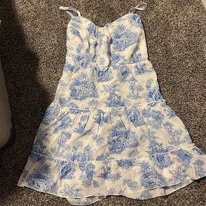 Blue and white dress from cider